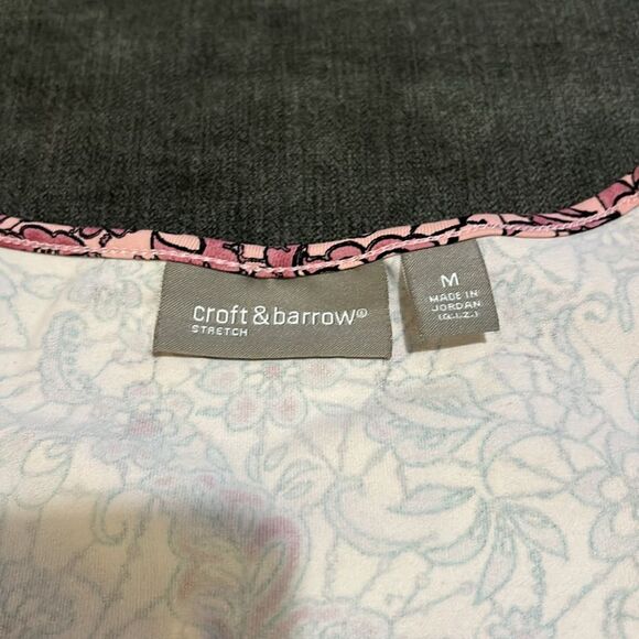 Croft & Barrow Stretch Floral Shirt-Medium - Picture 3 of 5